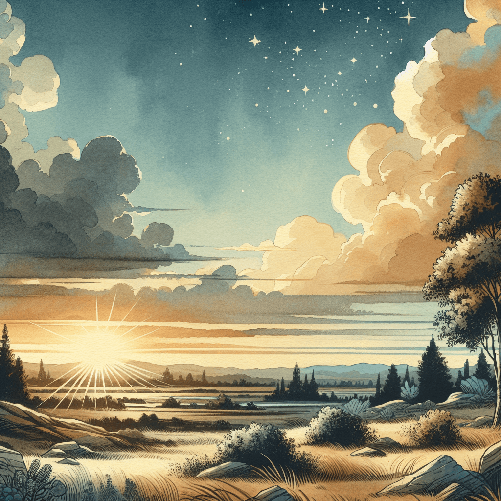 AI-generated illustration for "Prayerful Image Of God" — created by ChurchWiseAI using DALL-E