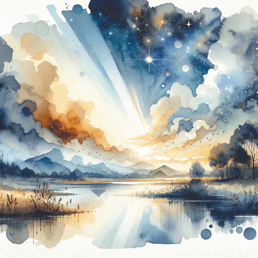 AI-generated illustration for "Prayerful Joy" — created by ChurchWiseAI using DALL-E