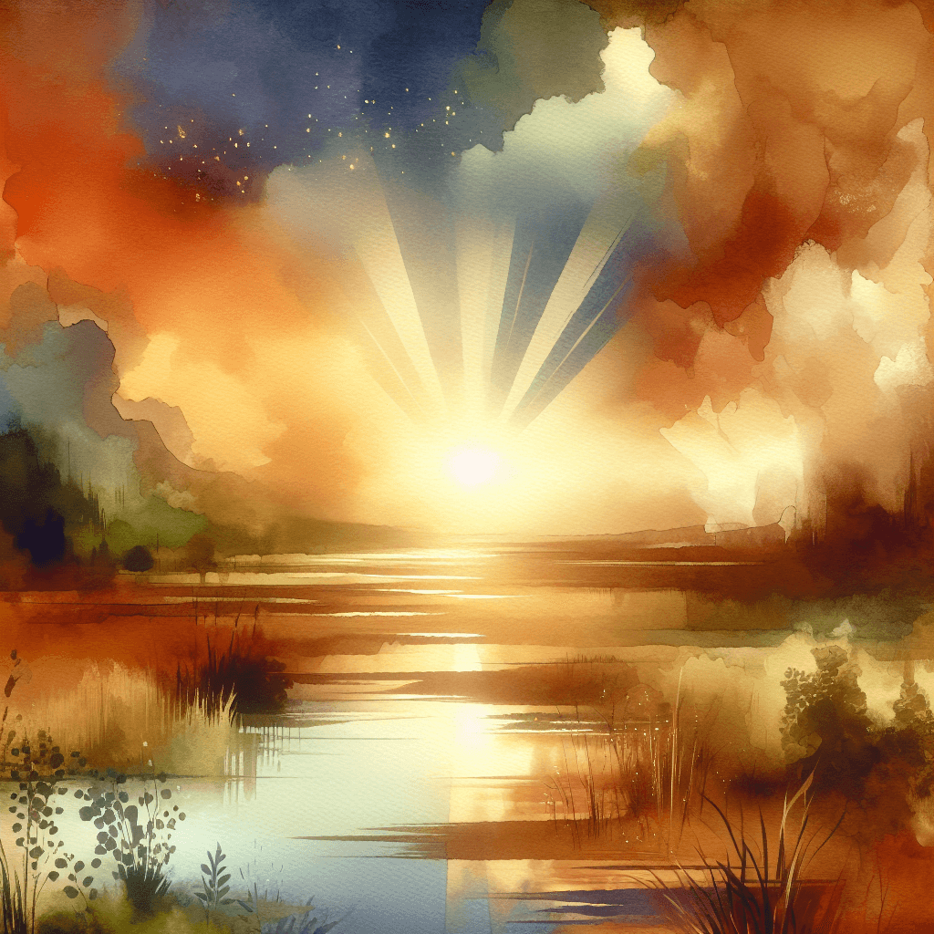 AI-generated illustration for "Prayerful Lent" — created by ChurchWiseAI using DALL-E