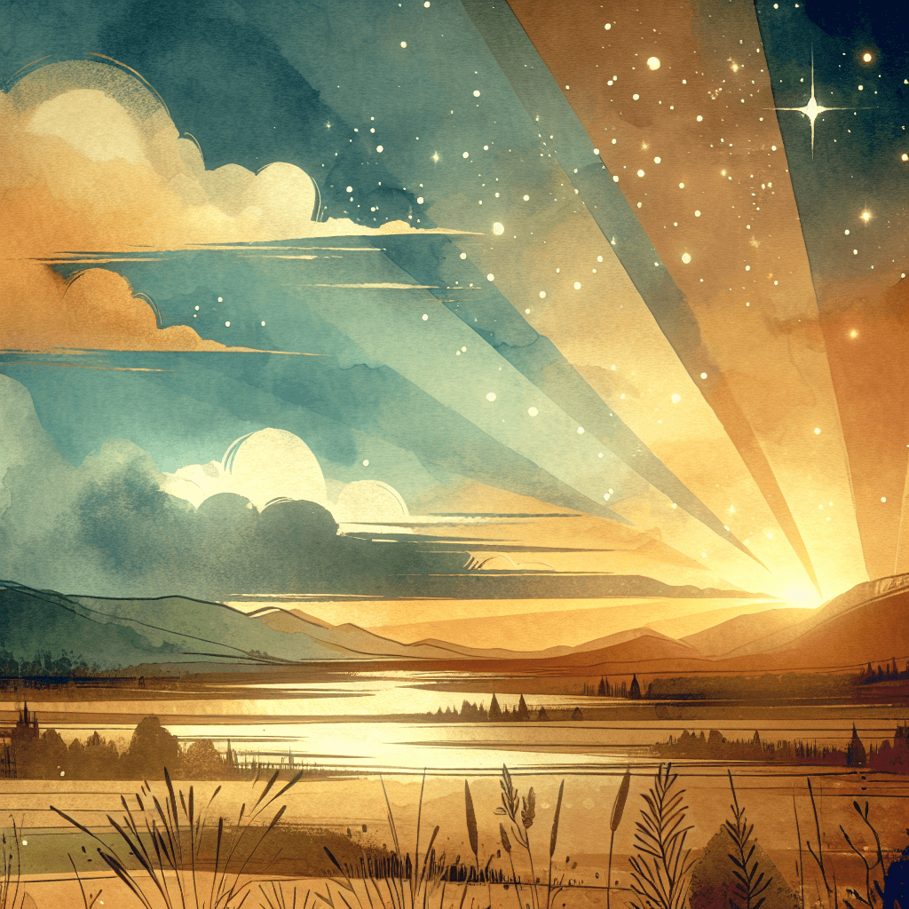 AI-generated illustration for "Quiet Time: Epiphany" — created by ChurchWiseAI using DALL-E