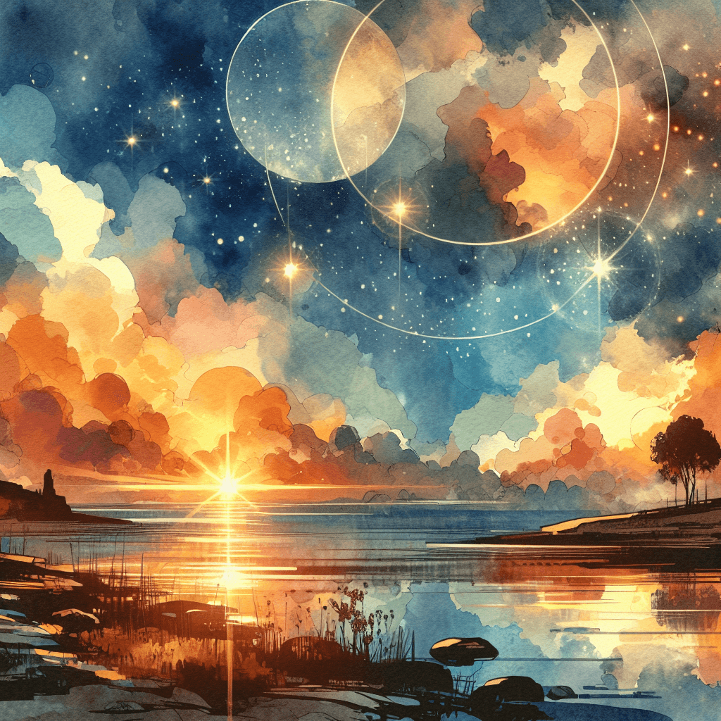 AI-generated illustration for "Quiet Time: God" — created by ChurchWiseAI using DALL-E