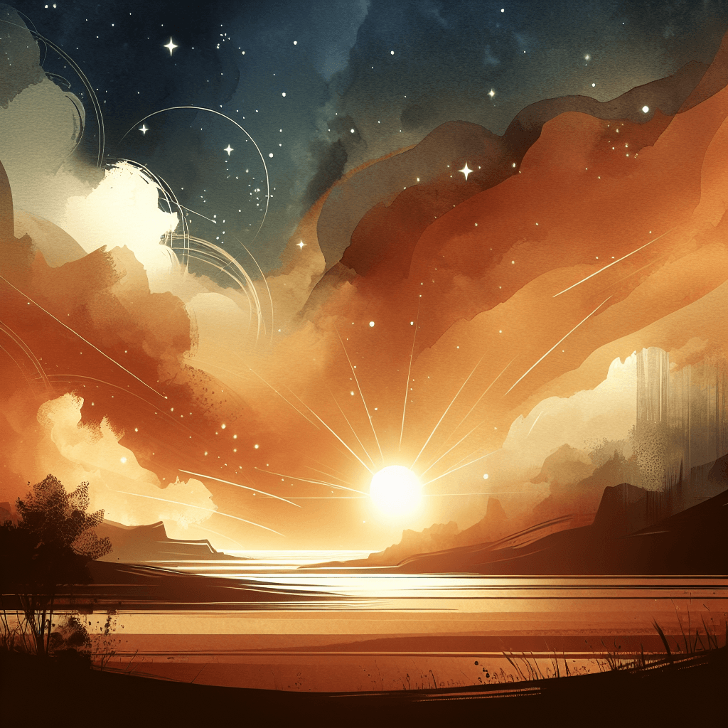 AI-generated illustration for "Quiet Time: Heaven - Prayer" — created by ChurchWiseAI using DALL-E