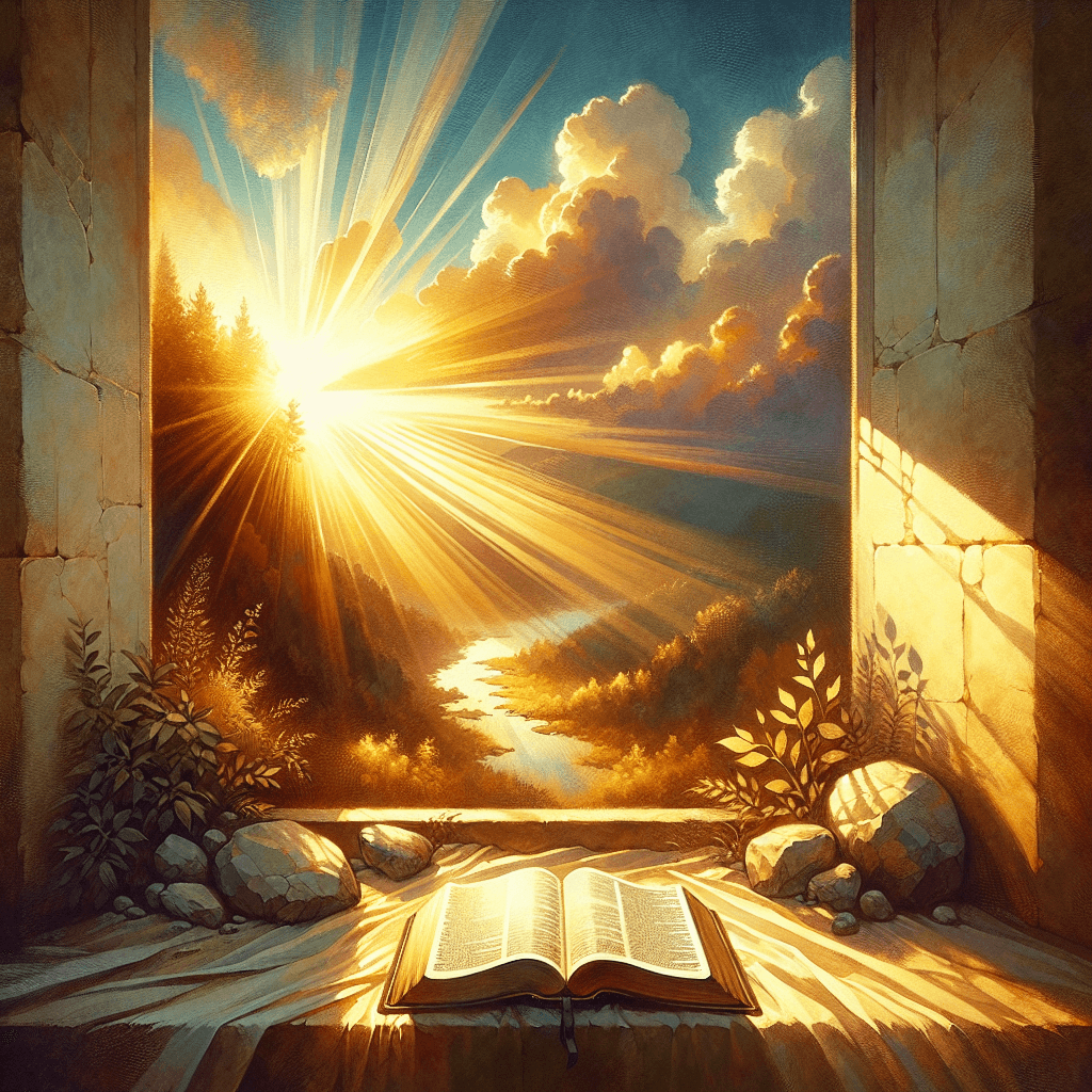 AI-generated illustration for "Quiet Time: Humility - Story" — created by ChurchWiseAI using DALL-E