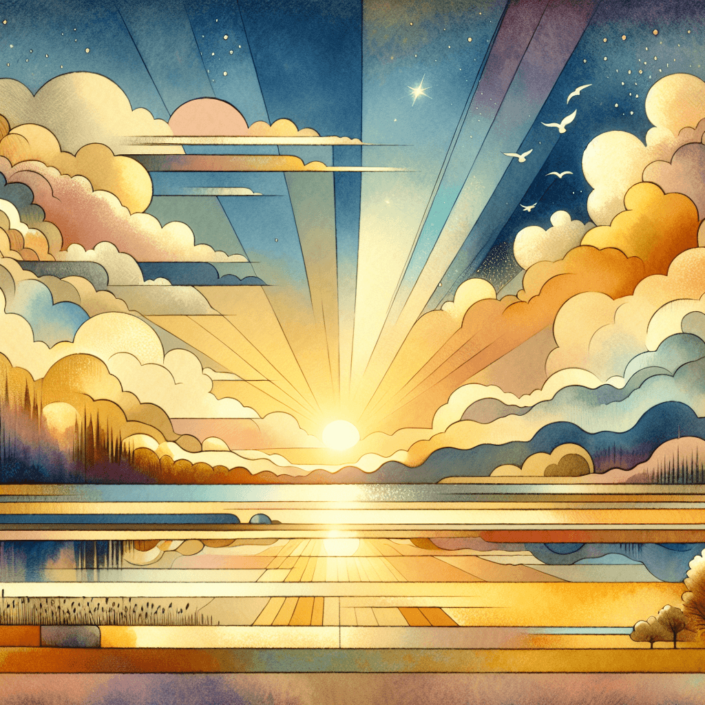 AI-generated illustration for "Quiet Time: Justification" — created by ChurchWiseAI using DALL-E