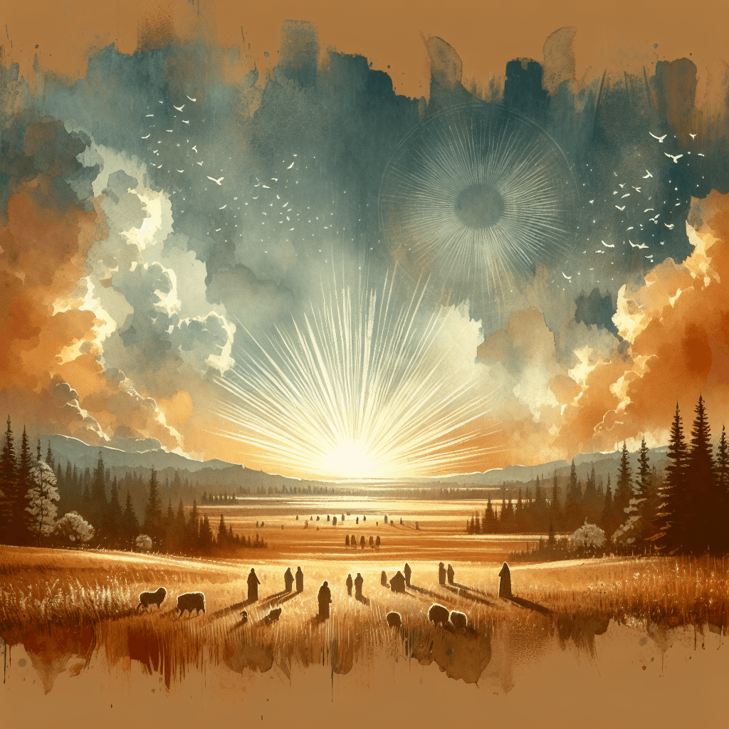 AI-generated illustration for "Quiet Time: Mercy - Story" — created by ChurchWiseAI using DALL-E