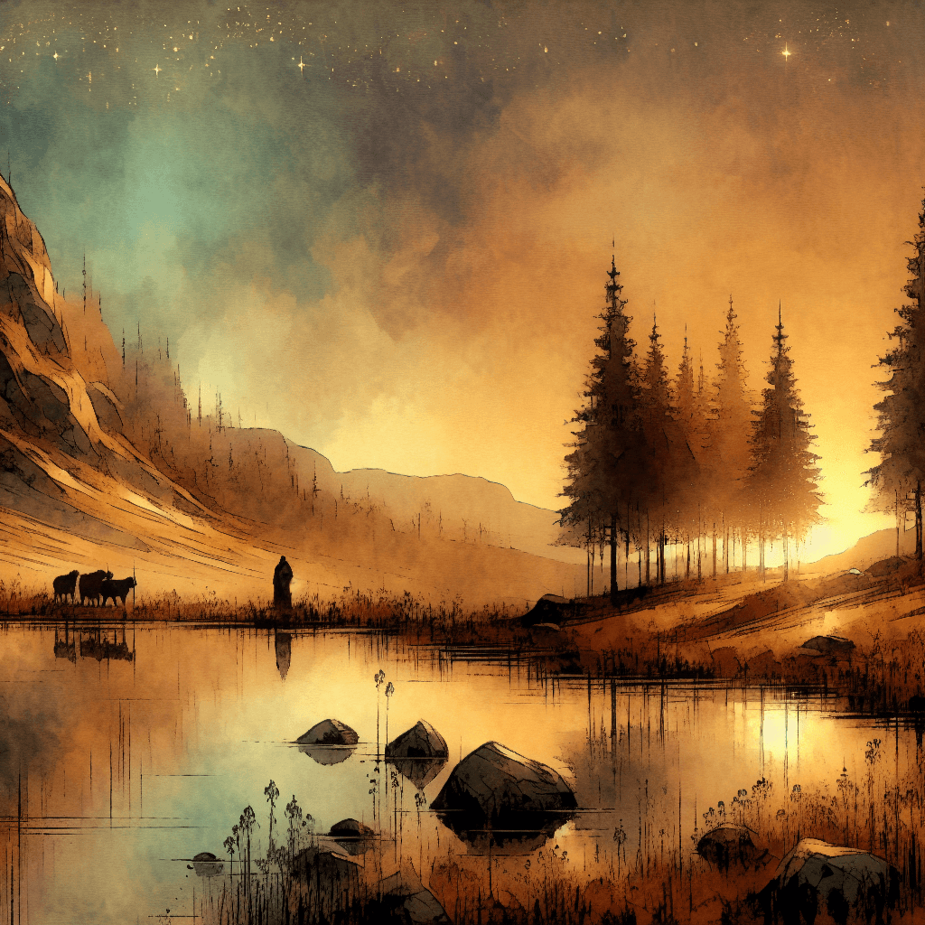 AI-generated illustration for "Quiet Time: Political Division & Unity" — created by ChurchWiseAI using DALL-E