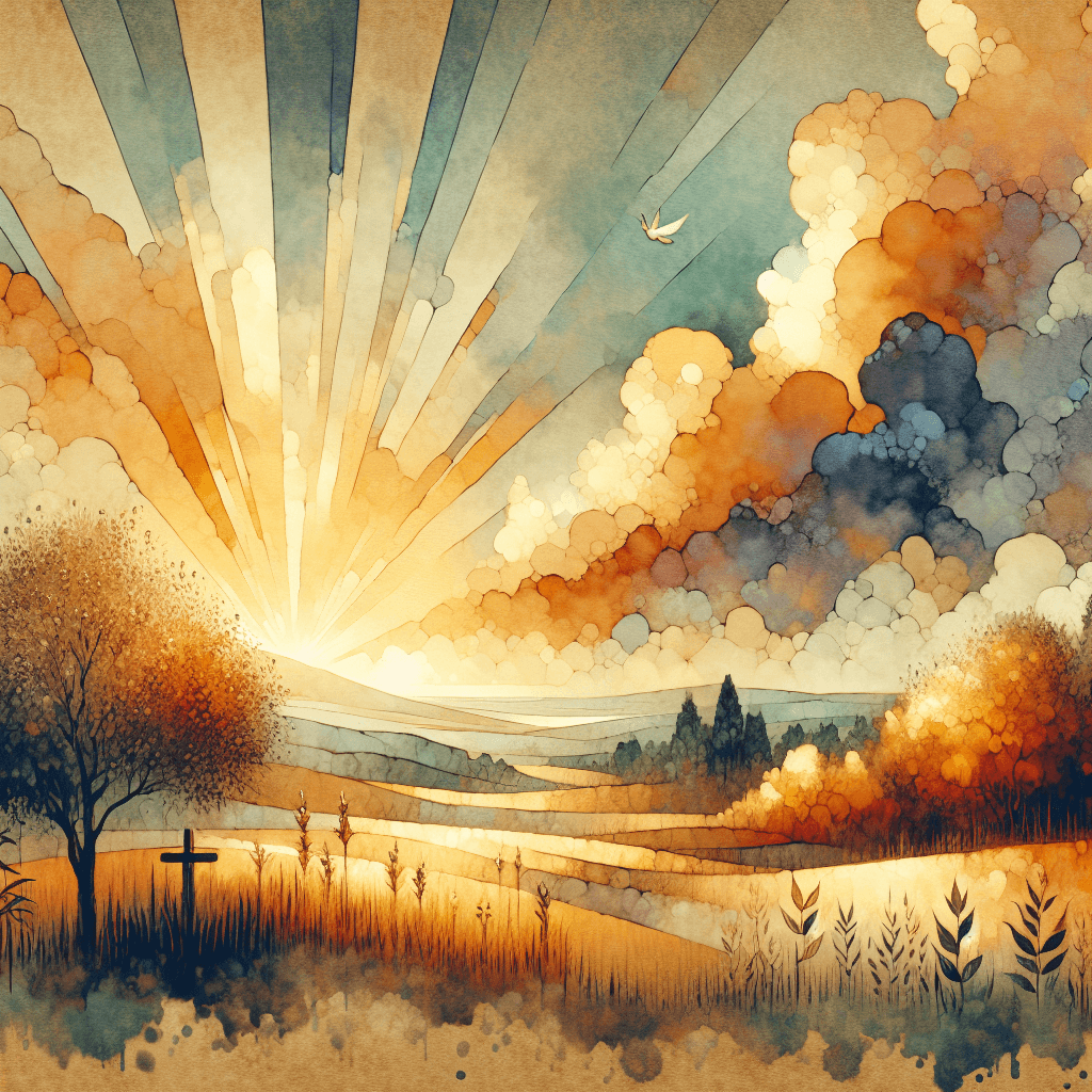 AI-generated illustration for "Quiet Time: Salvation - Prayer" — created by ChurchWiseAI using DALL-E