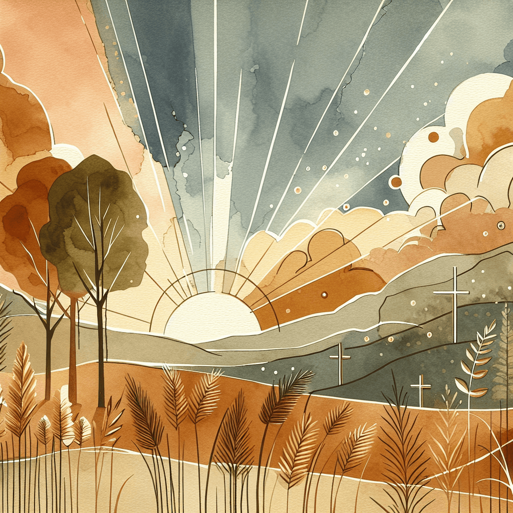 AI-generated illustration for "Quiet Time: Youth Culture & Faith" — created by ChurchWiseAI using DALL-E