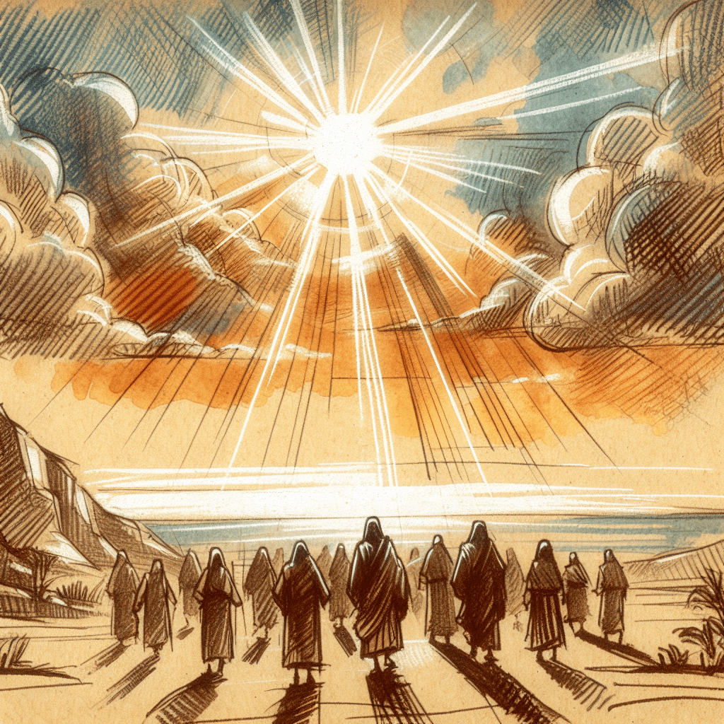 AI-generated illustration for "Real-World Nonviolent Resistance - Quote" — created by ChurchWiseAI using DALL-E