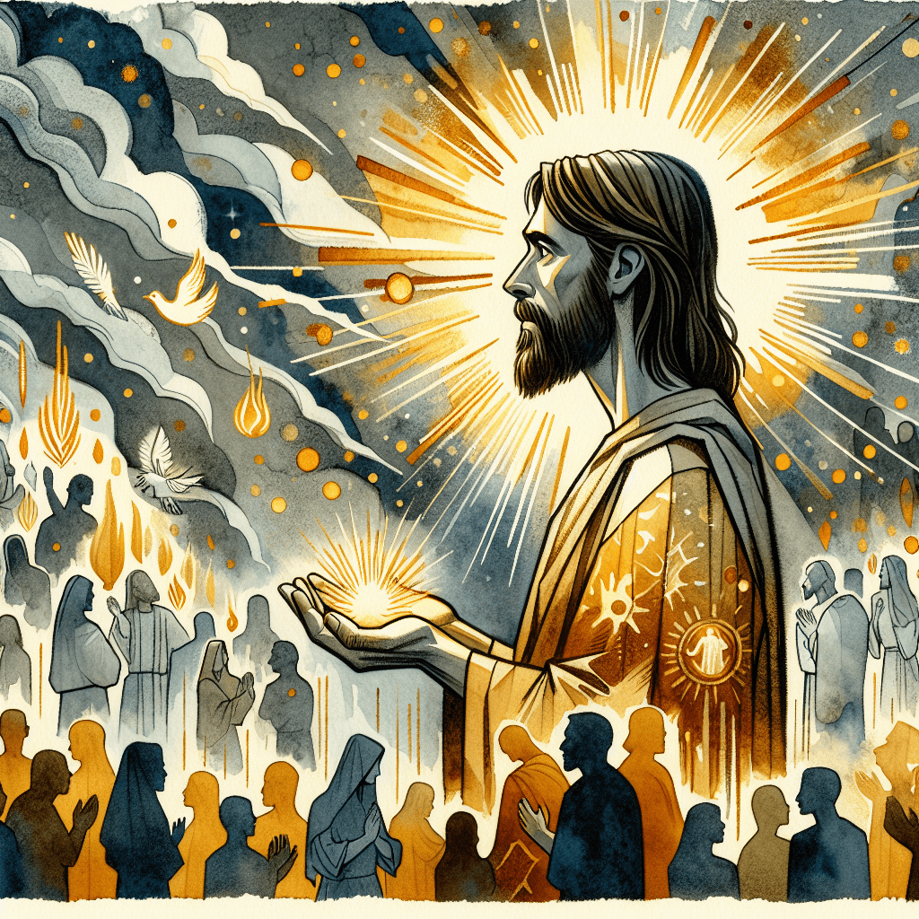 AI-generated illustration for "Real-World Nonviolent Resistance" — created by ChurchWiseAI using DALL-E