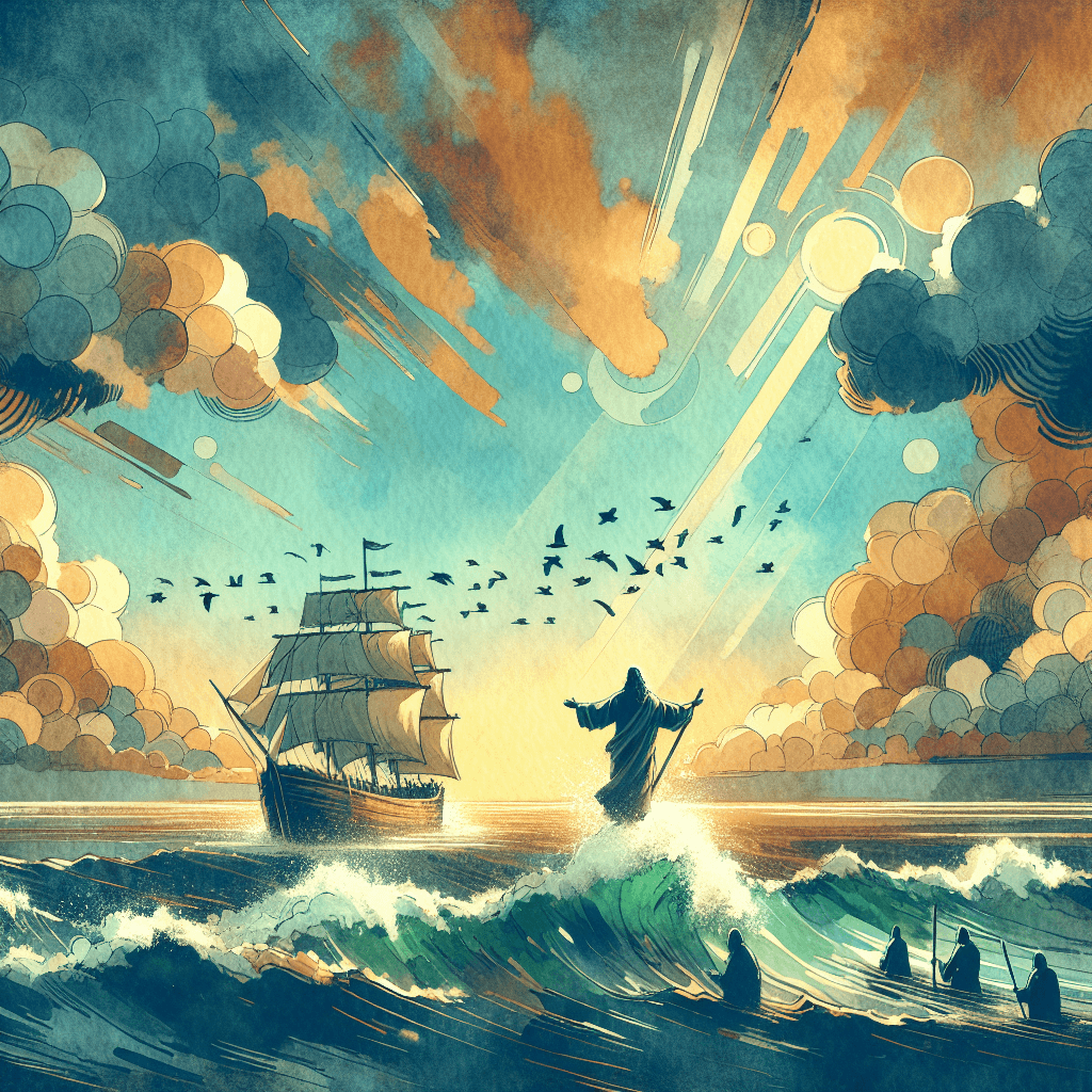 AI-generated illustration for "Real-World Preaching - Contemporary Example" — created by ChurchWiseAI using DALL-E