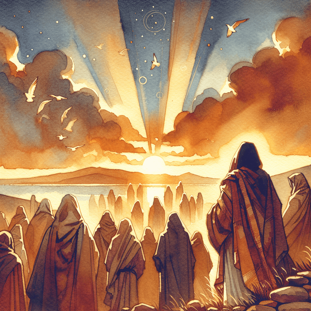 AI-generated illustration for "The Chosen: Seeing Jesus in the Broken - Christocentric (Matthew 25:31-46)" — created by ChurchWiseAI using DALL-E