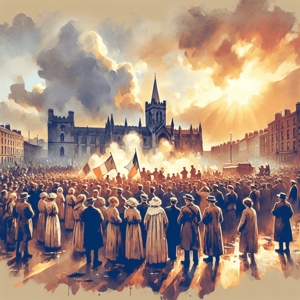 AI-generated illustration for "The Courtroom Where Everyone Stands" — created by ChurchWiseAI using DALL-E