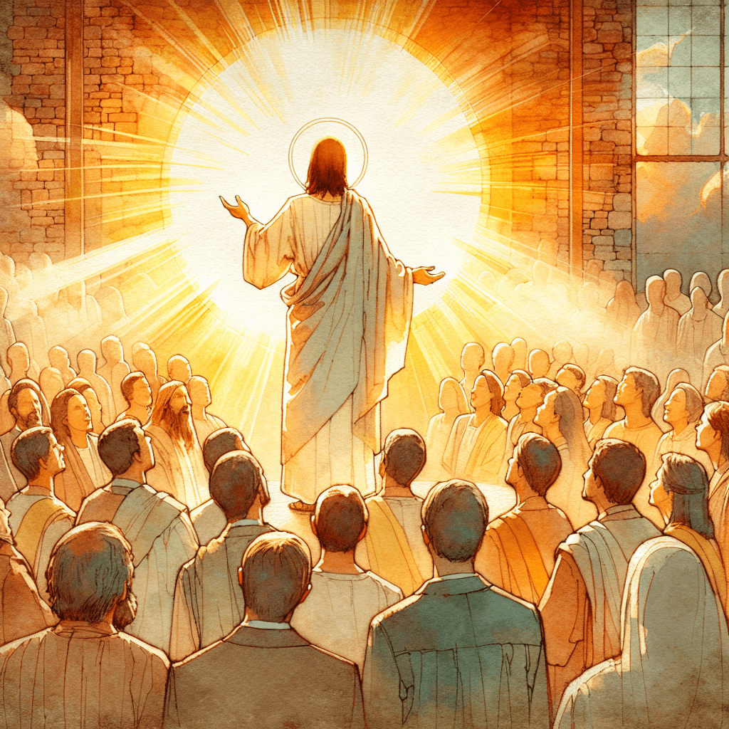 AI-generated illustration for "The Dispensation of Grace - Dispensational (Ephesians 2:8-9)" — created by ChurchWiseAI using DALL-E