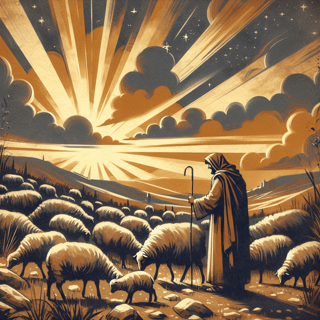 AI-generated illustration for "The Example of Faith - Biblical Analogy" — created by ChurchWiseAI using DALL-E