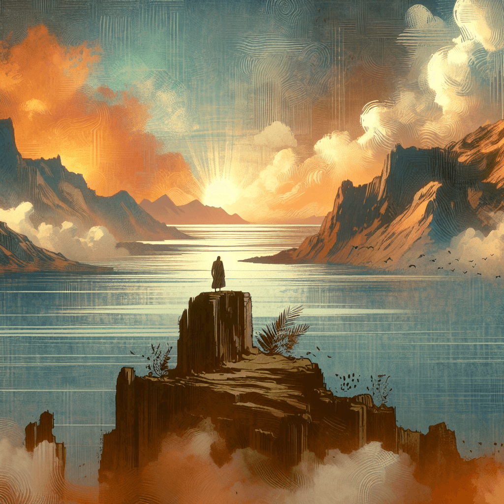 AI-generated illustration for "The Example of Faith - Story" — created by ChurchWiseAI using DALL-E