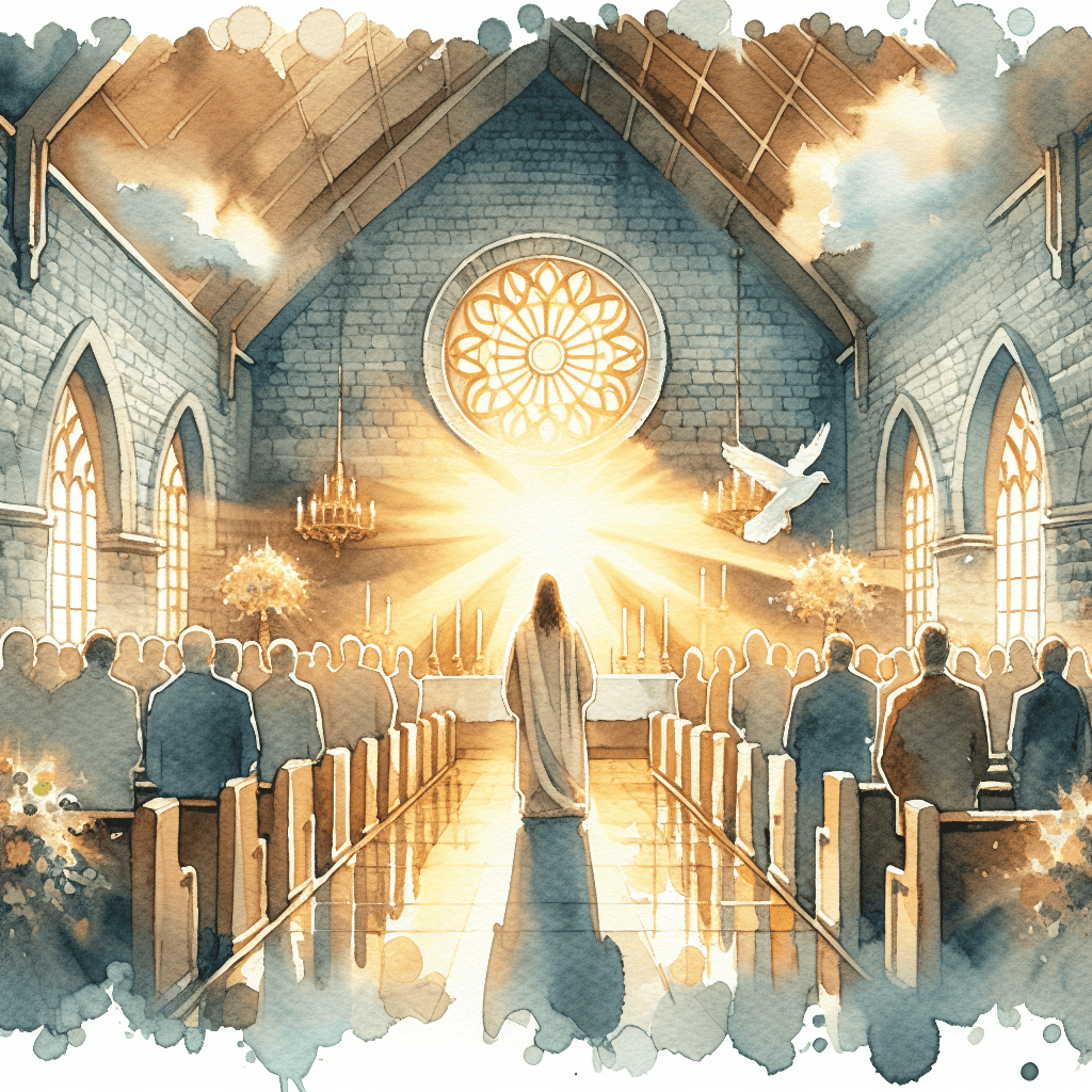 AI-generated illustration for "The Example of Forgiveness - Contemporary Example" — created by ChurchWiseAI using DALL-E