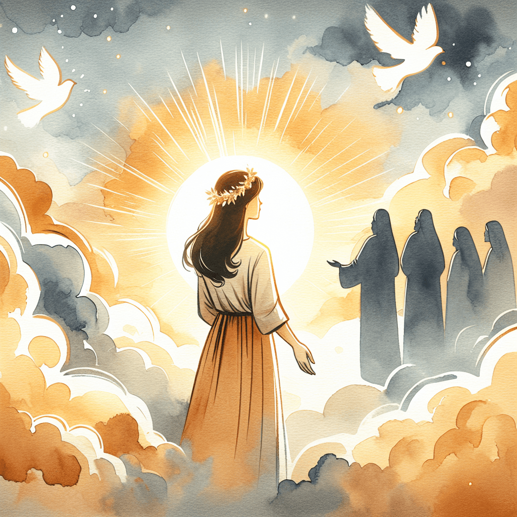 AI-generated illustration for "The Example of Goodness - Contemporary Example" — created by ChurchWiseAI using DALL-E