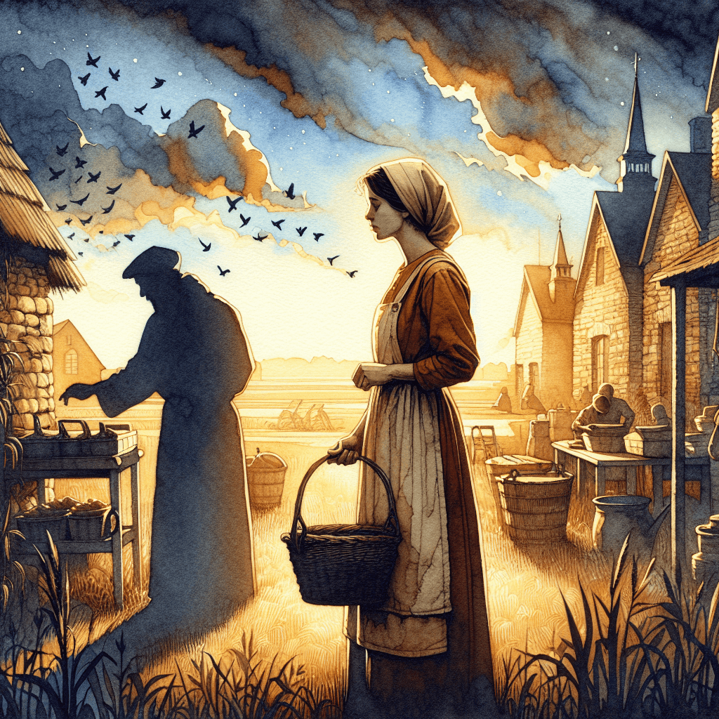 AI-generated illustration for "The Example of Goodness - Story" — created by ChurchWiseAI using DALL-E