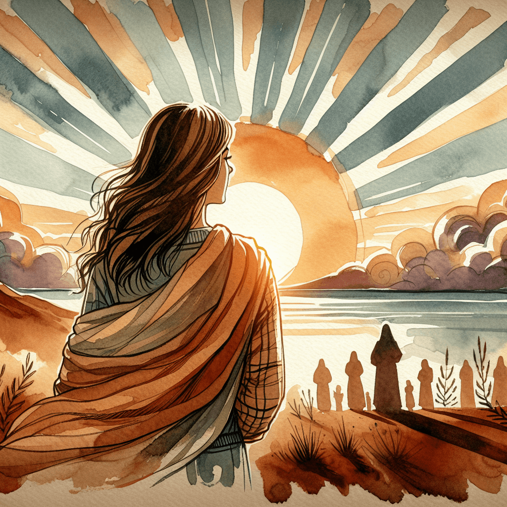 AI-generated illustration for "The Example of Joy - Contemporary Example" — created by ChurchWiseAI using DALL-E