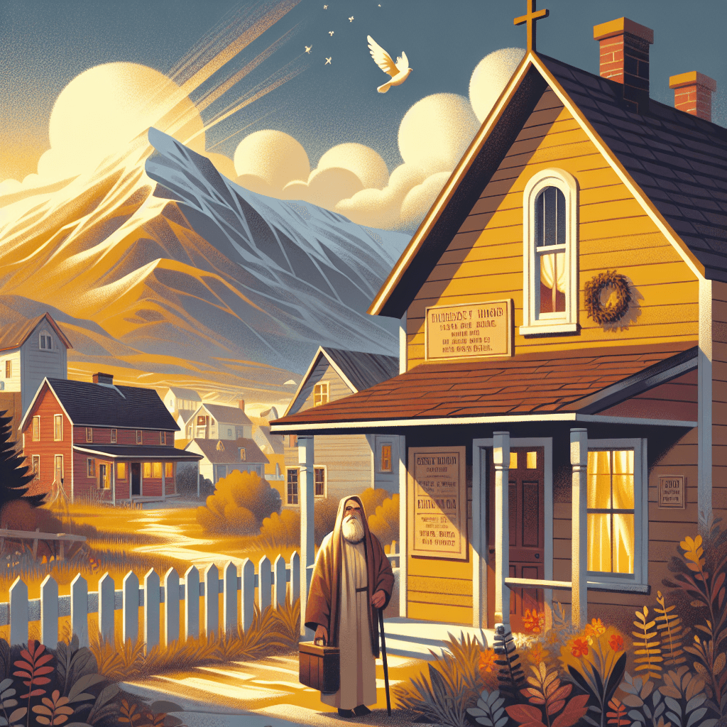 AI-generated illustration for "The Example of Kindness - Story" — created by ChurchWiseAI using DALL-E