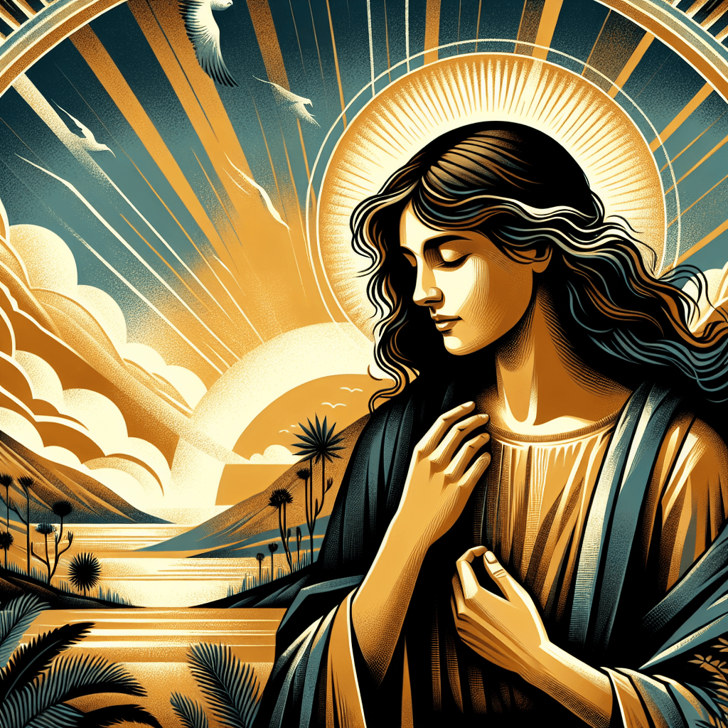 AI-generated illustration for "The Example of Love - Story" — created by ChurchWiseAI using DALL-E