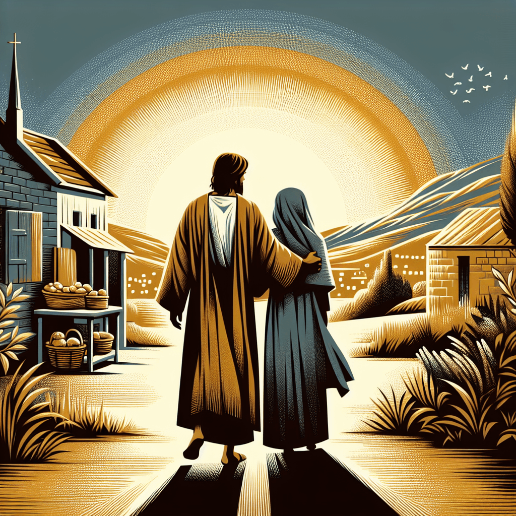 AI-generated illustration for "The Example of Mercy - Biblical Analogy" — created by ChurchWiseAI using DALL-E