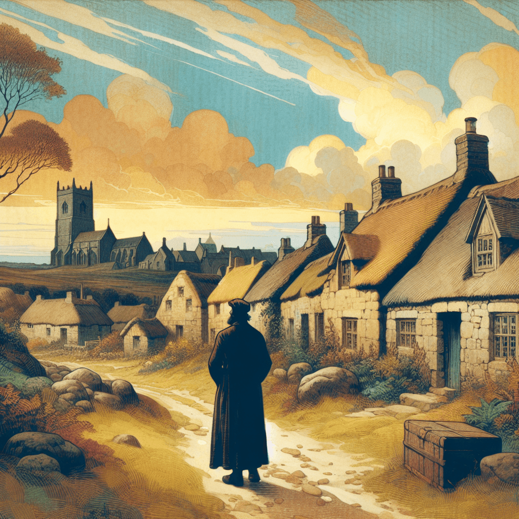 AI-generated illustration for "The Example of Mercy - Quote" — created by ChurchWiseAI using DALL-E