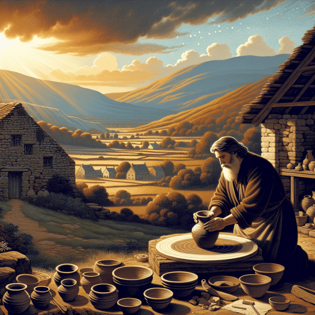 AI-generated illustration for "The Example of Peace - Story" — created by ChurchWiseAI using DALL-E