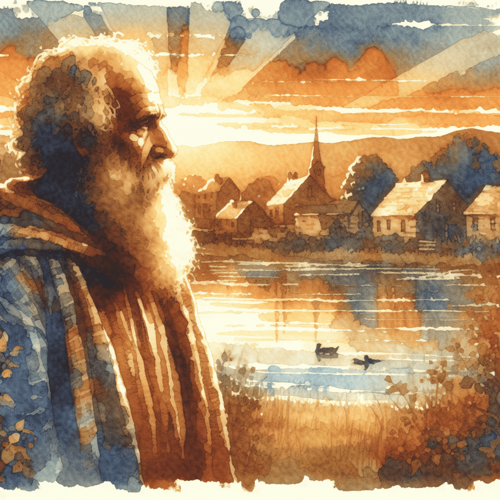 AI-generated illustration for "The Example of Righteousness - Story" — created by ChurchWiseAI using DALL-E