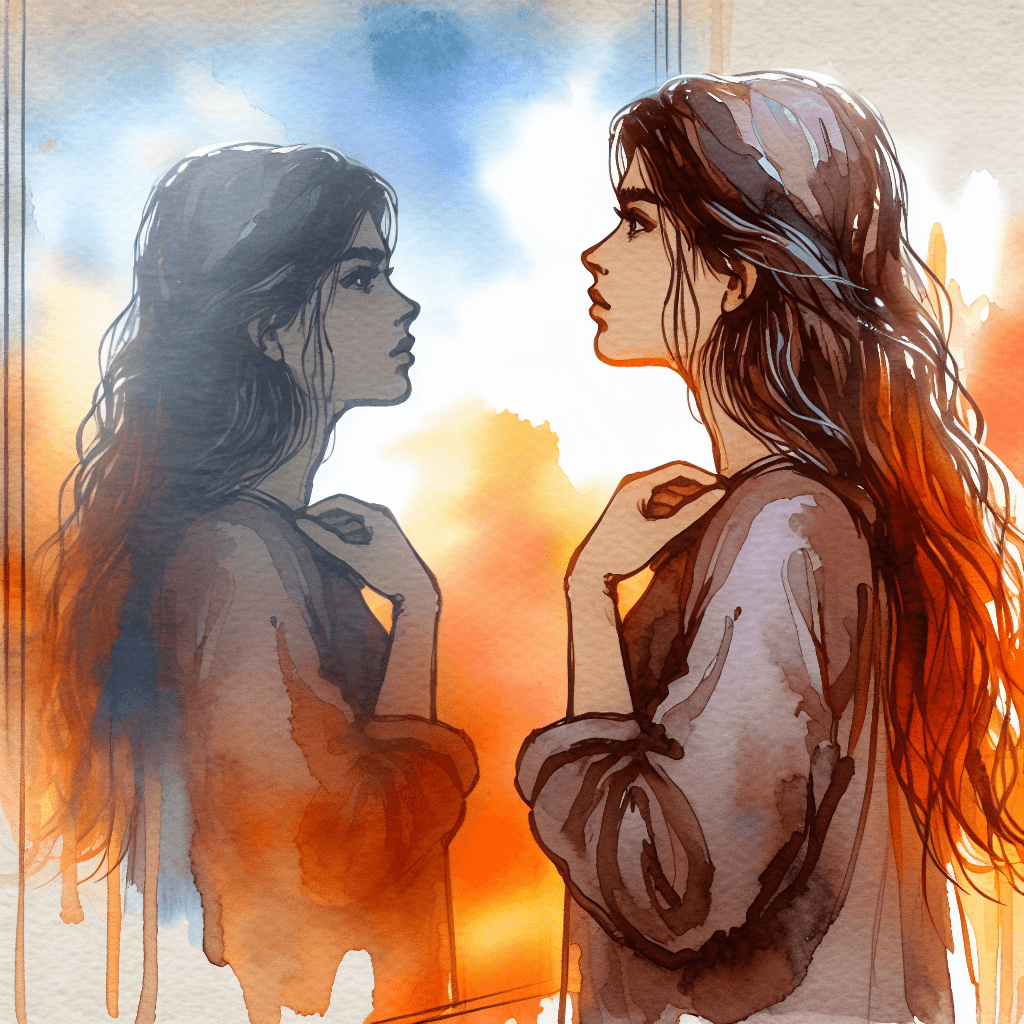 AI-generated illustration for "The Example of Salvation - Story" — created by ChurchWiseAI using DALL-E