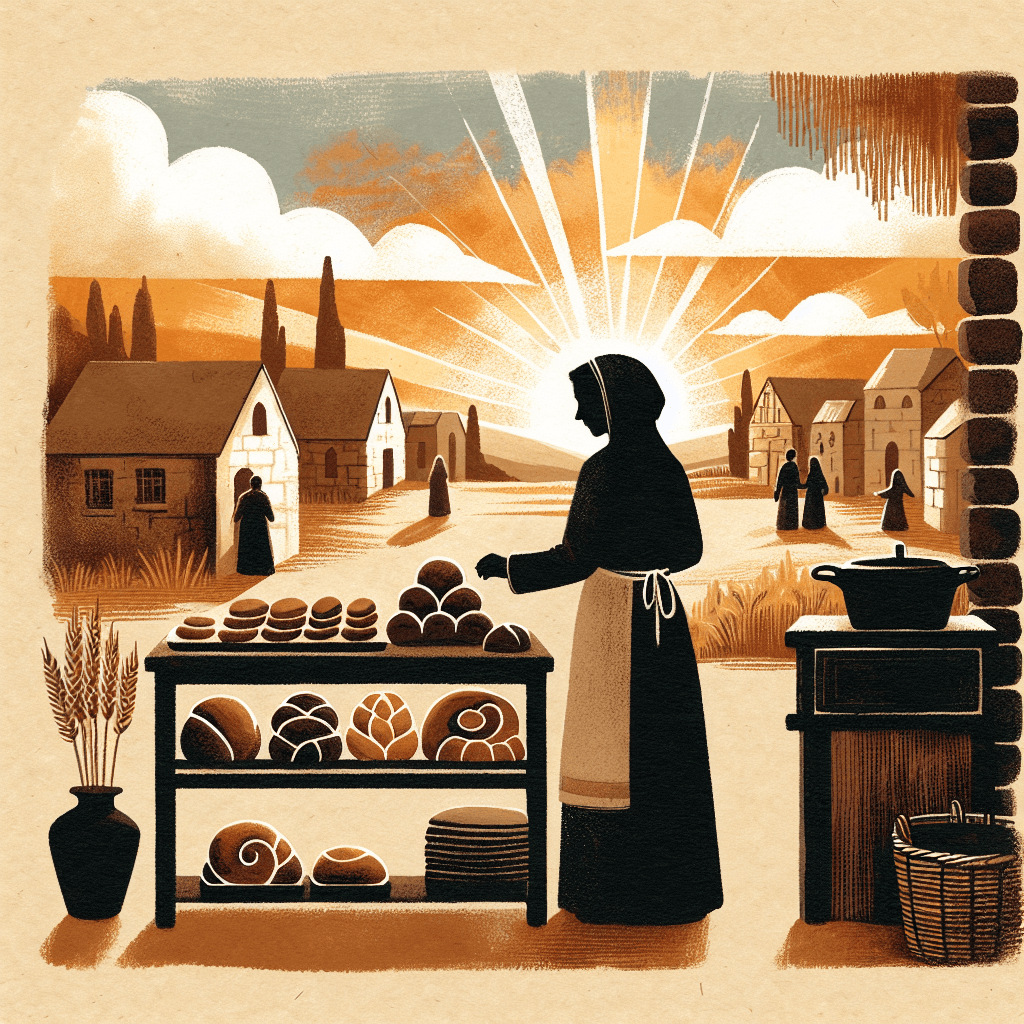 AI-generated illustration for "The Example of Self-control - Contemporary Example" — created by ChurchWiseAI using DALL-E