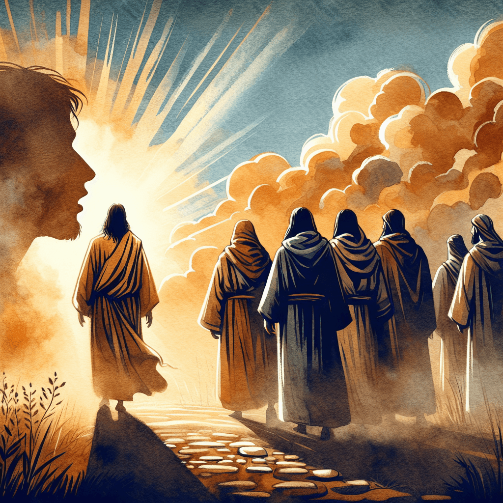AI-generated illustration for "The Guilt Challenge - Biblical Analogy" — created by ChurchWiseAI using DALL-E