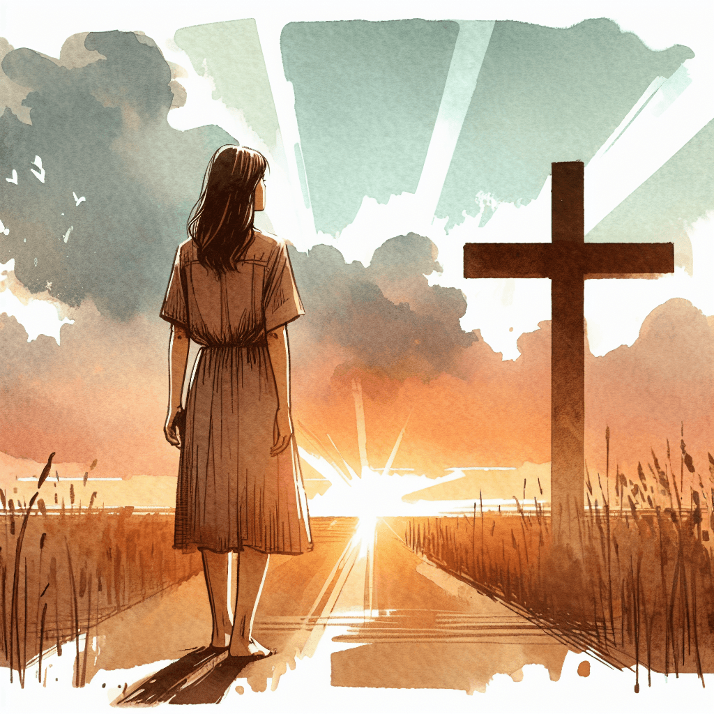 AI-generated illustration for "The Guilt Challenge - Story" — created by ChurchWiseAI using DALL-E