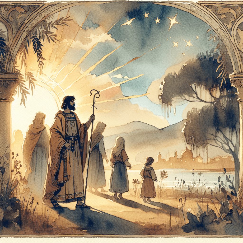 AI-generated illustration for "The King Who Became a Servant - Reformed (John 3:16)" — created by ChurchWiseAI using DALL-E