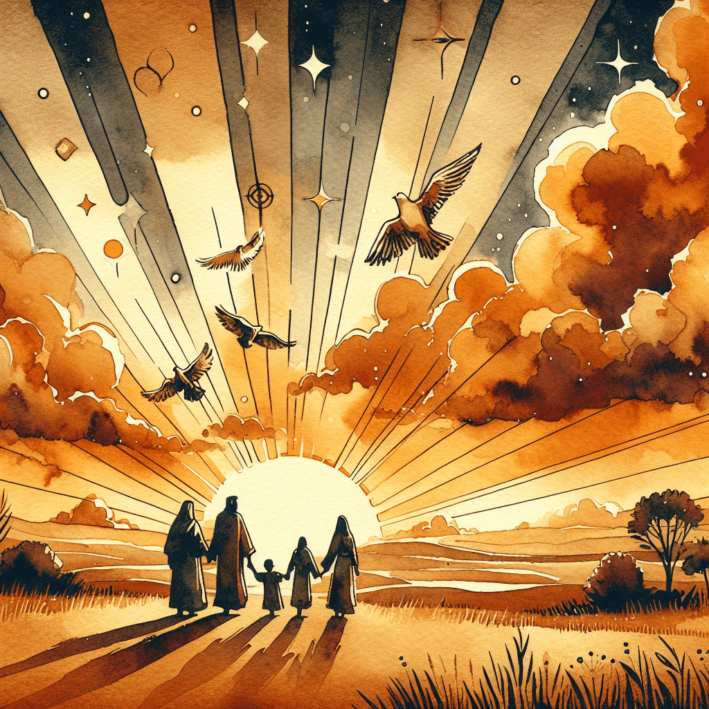 AI-generated illustration for "The Lord of the Rings: Joy in Sovereign Trials - Reformed (James 1:2-4)" — created by ChurchWiseAI using DALL-E