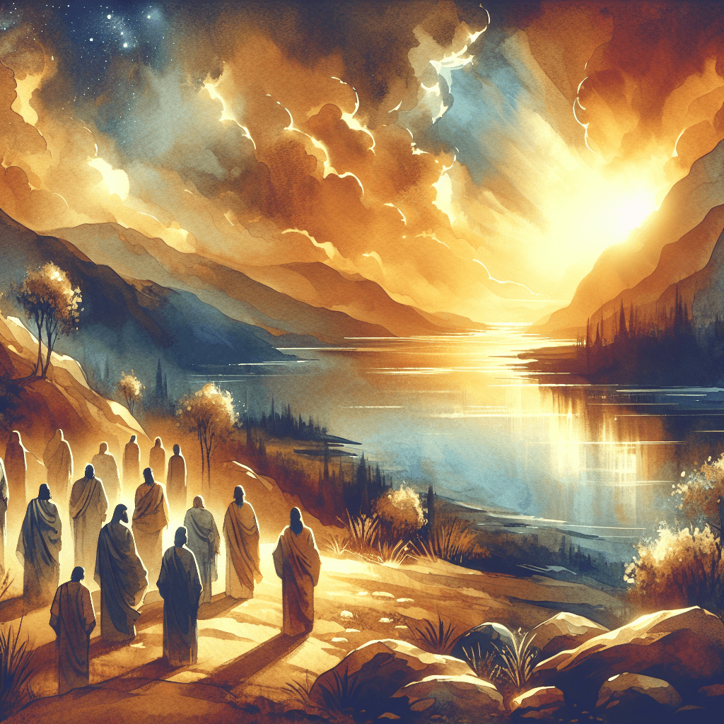 AI-generated illustration for "The Lord of the Rings: Sailing to the Undying Lands (Revelation 21:4)" — created by ChurchWiseAI using DALL-E