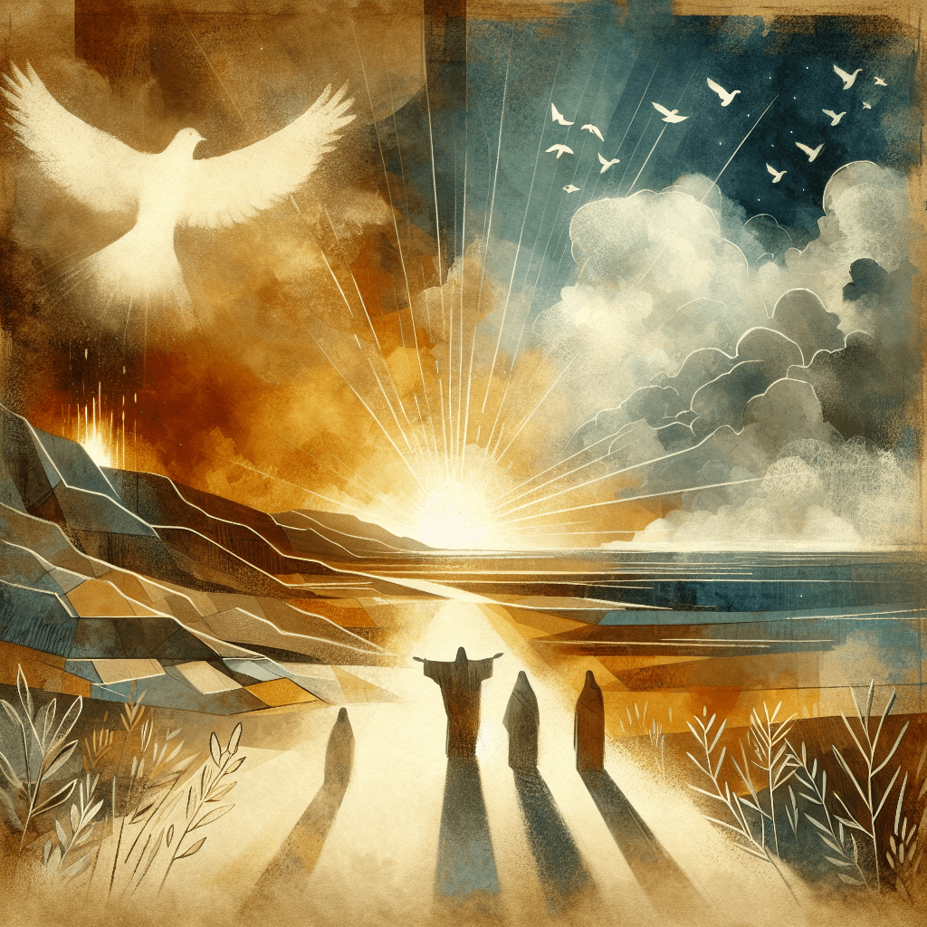 AI-generated illustration for "The Lord of the Rings: The Promise Kept - Reformed (Acts 2)" — created by ChurchWiseAI using DALL-E