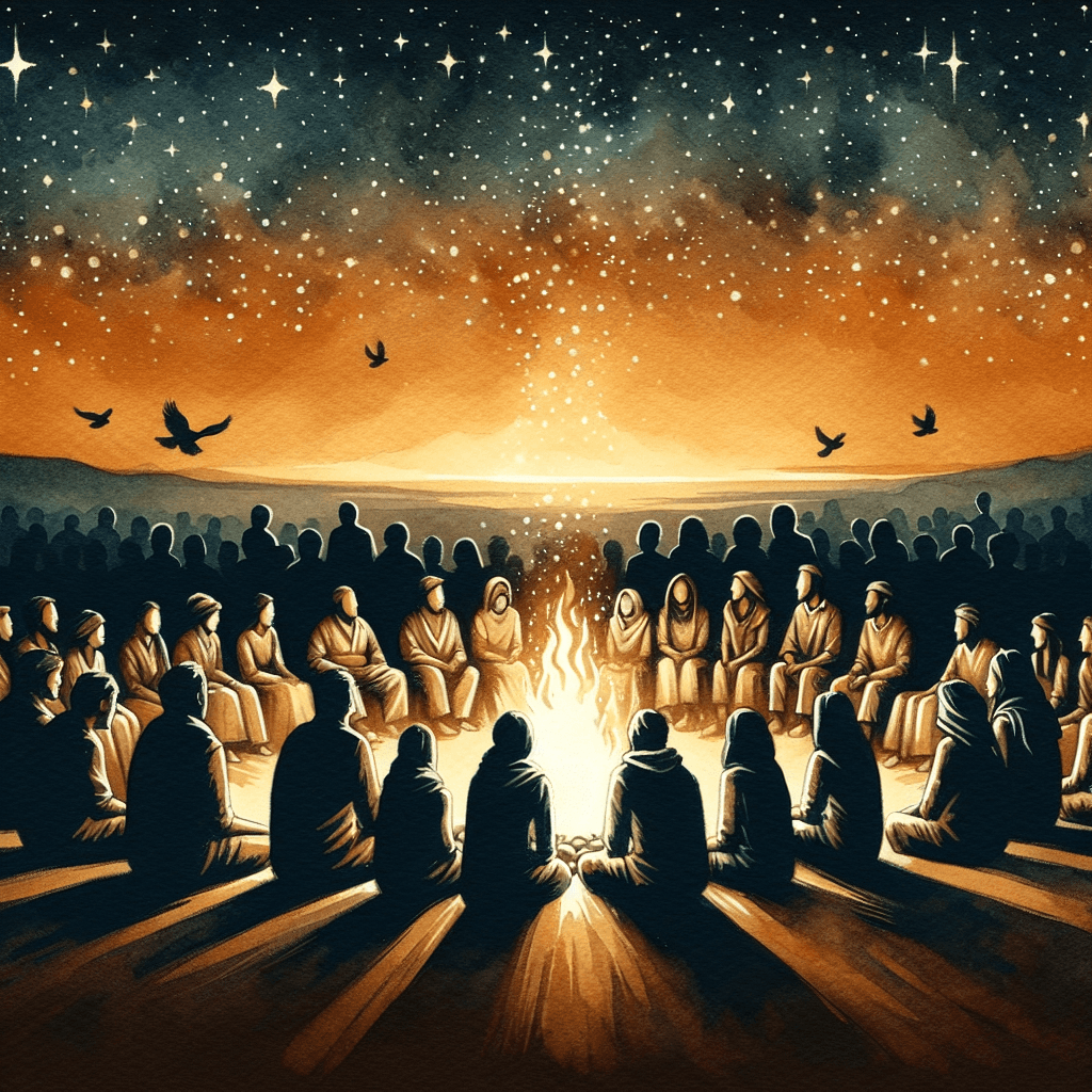 AI-generated illustration for "The Nonviolent Resistance Challenge - Biblical Analogy" — created by ChurchWiseAI using DALL-E