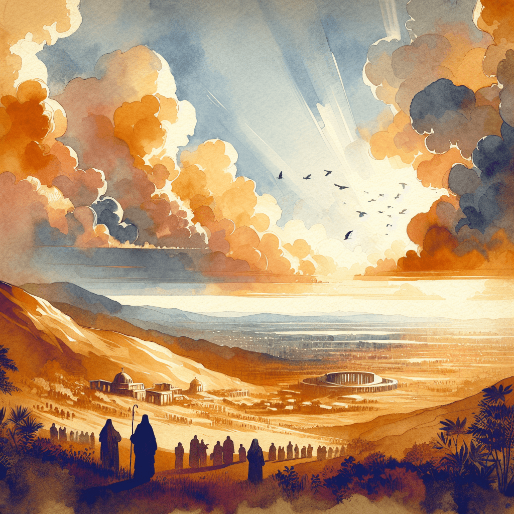 AI-generated illustration for "The Original Context of Exile - Traditional (Jeremiah 29:11)" — created by ChurchWiseAI using DALL-E