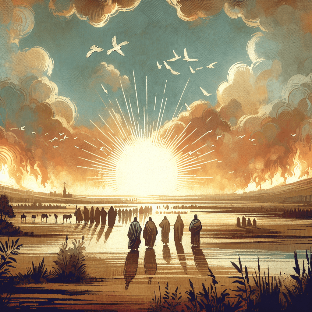 AI-generated illustration for "The Passion of the Christ: Christ's Fruit Reproduced in Us - Christocentric (Galatians 5:22-23)" — created by ChurchWiseAI using DALL-E