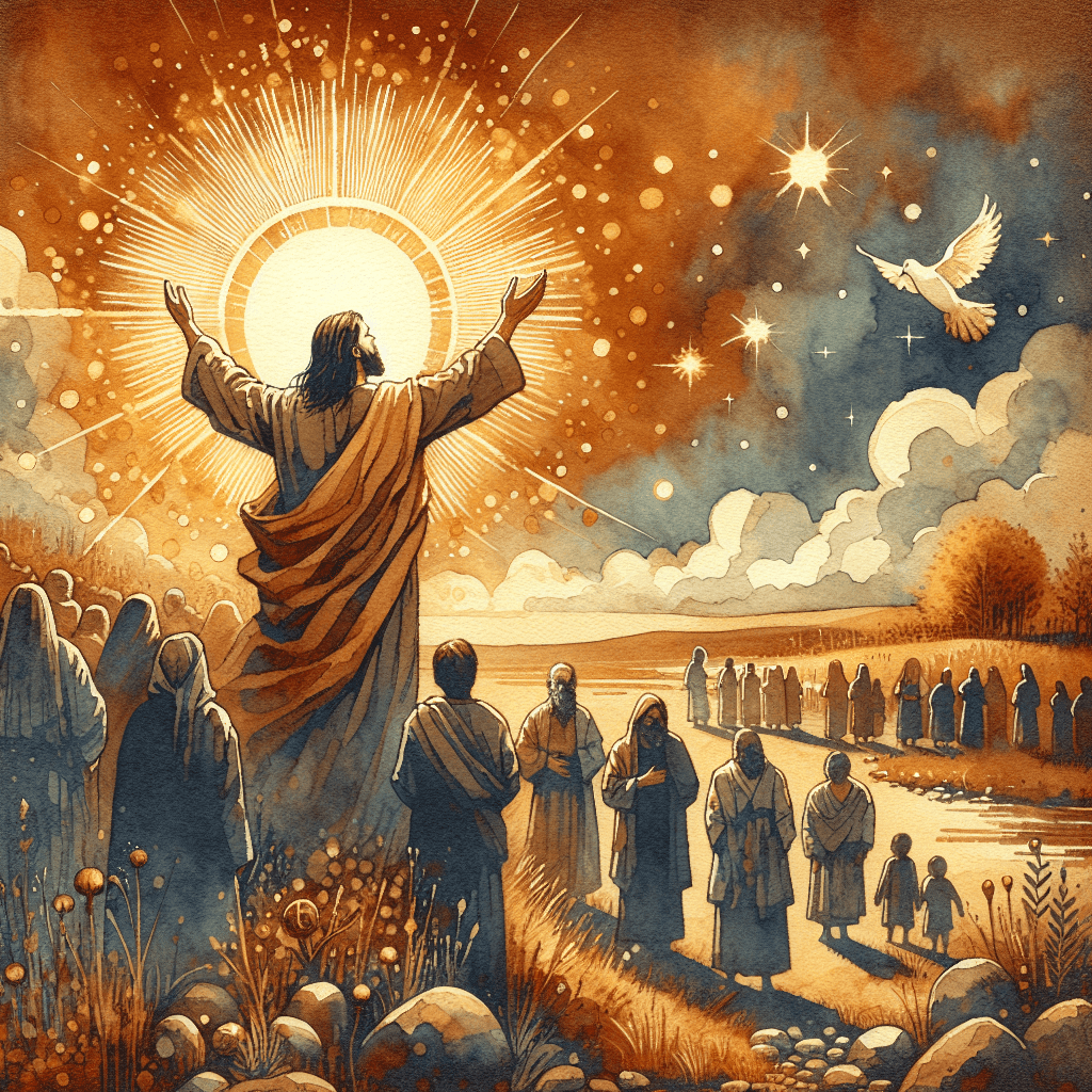 AI-generated illustration for "The Passion of the Christ: Christ Who Was Knit Together - Christocentric (Psalm 139:13-16)" — created by ChurchWiseAI using DALL-E