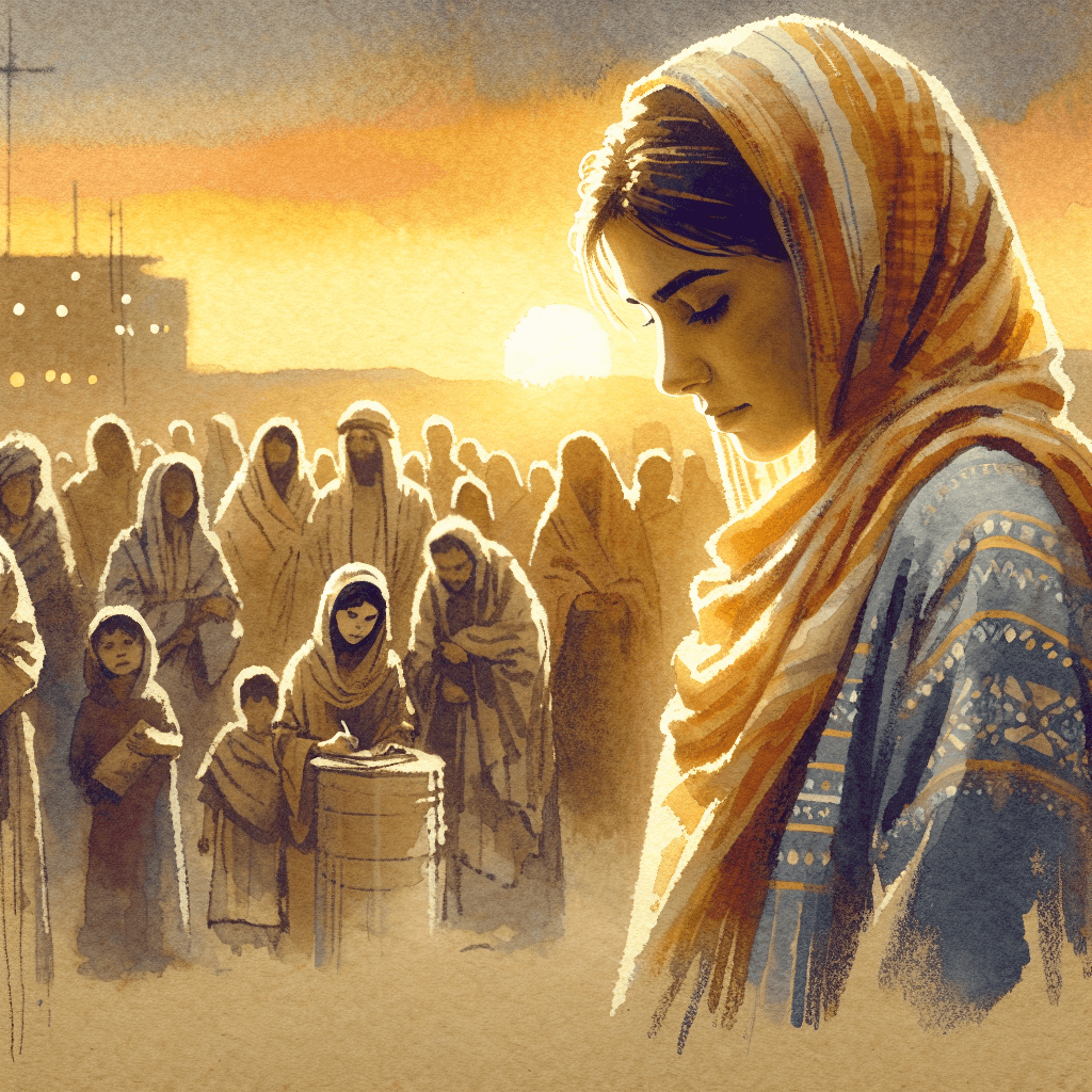 AI-generated illustration for "The Power of Compassion - Contemporary Example" — created by ChurchWiseAI using DALL-E