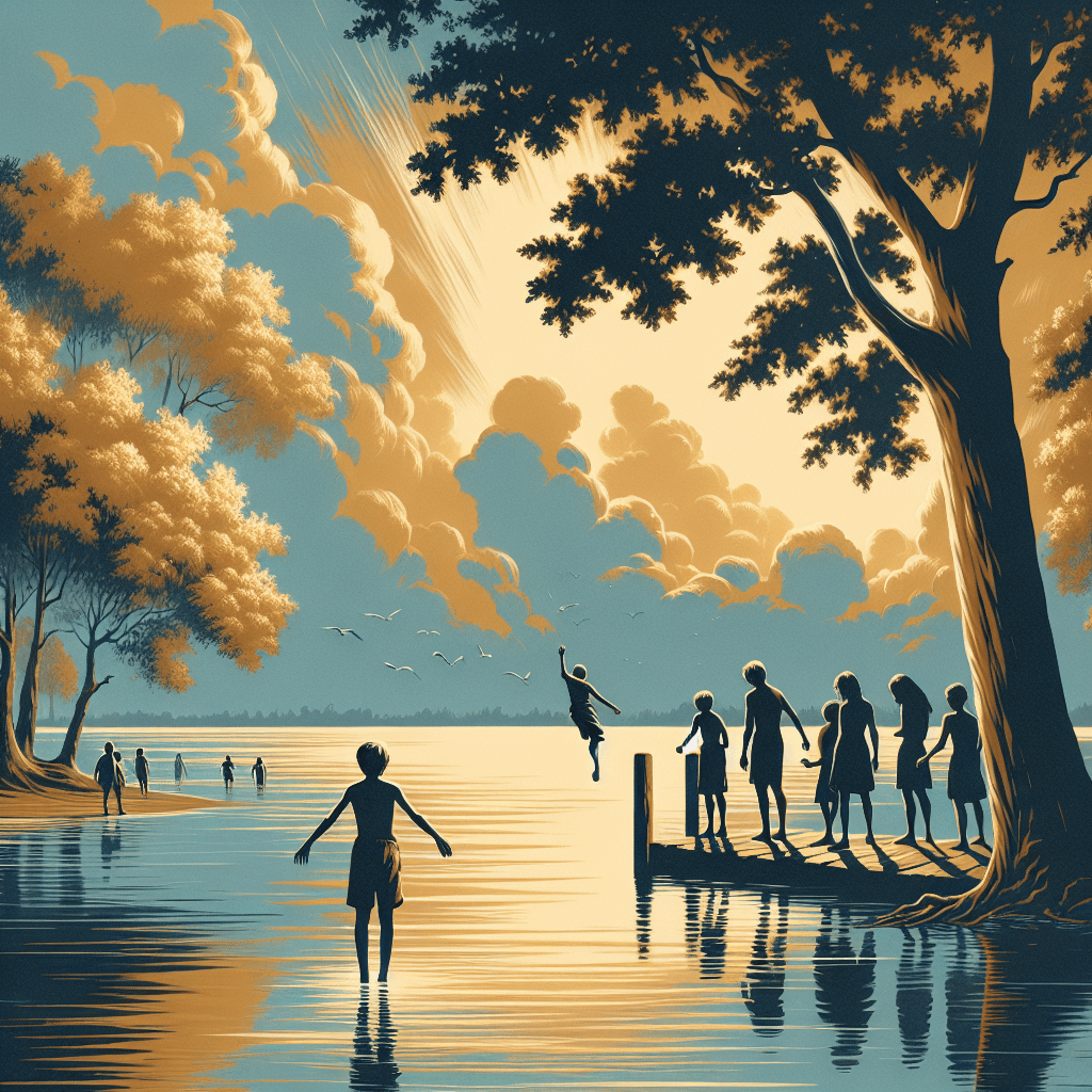 AI-generated illustration for "The Power of Courage - Biblical Analogy" — created by ChurchWiseAI using DALL-E