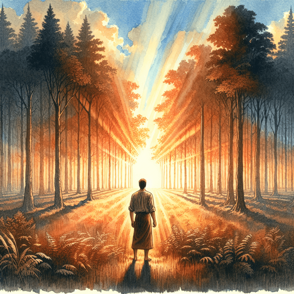 AI-generated illustration for "The Power of Faith - Story" — created by ChurchWiseAI using DALL-E