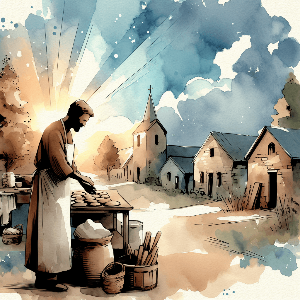 AI-generated illustration for "The Power of Forgiveness - Biblical Analogy" — created by ChurchWiseAI using DALL-E