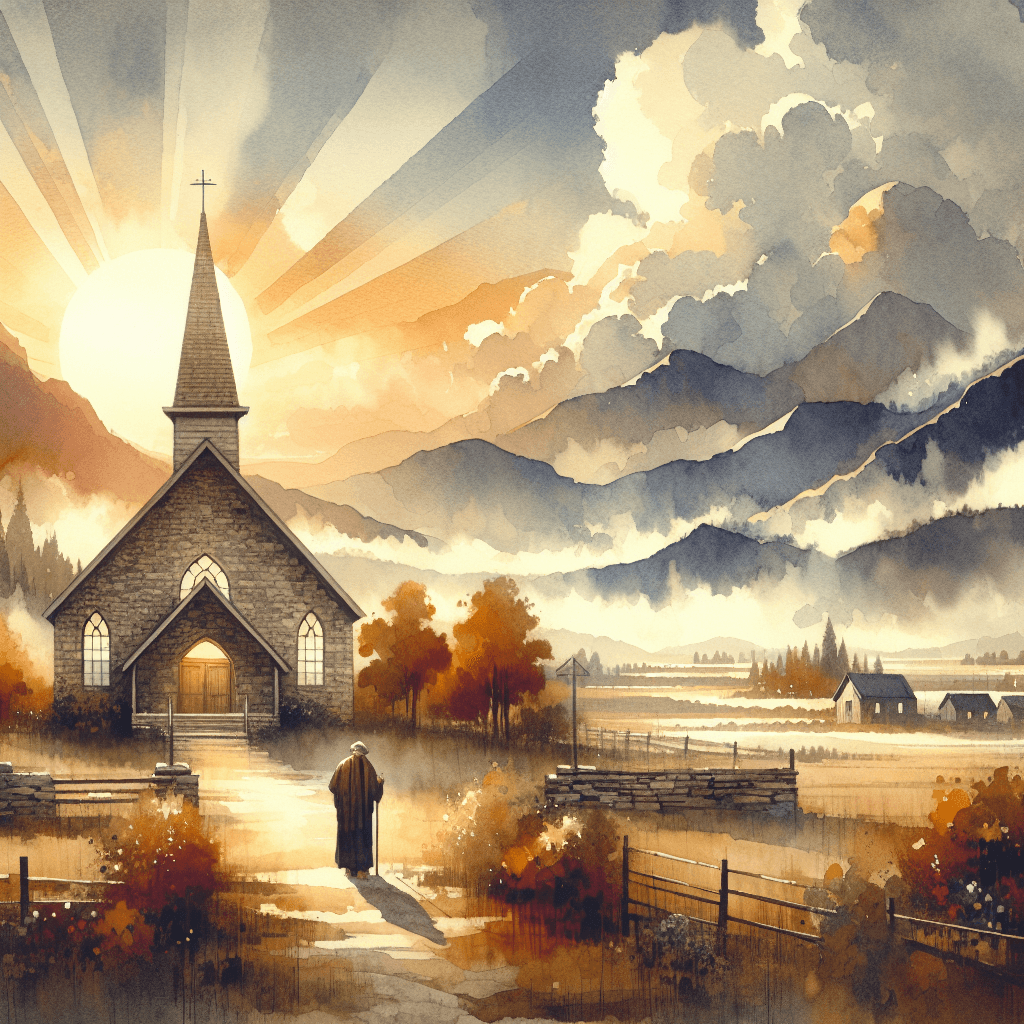 AI-generated illustration for "The Power of Forgiveness - Story" — created by ChurchWiseAI using DALL-E