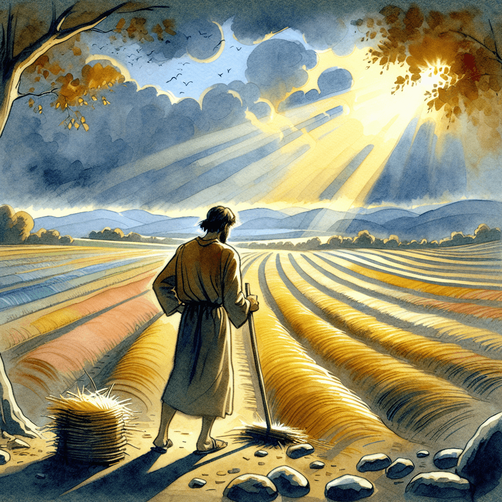 AI-generated illustration for "The Power of Gentleness - Biblical Analogy" — created by ChurchWiseAI using DALL-E