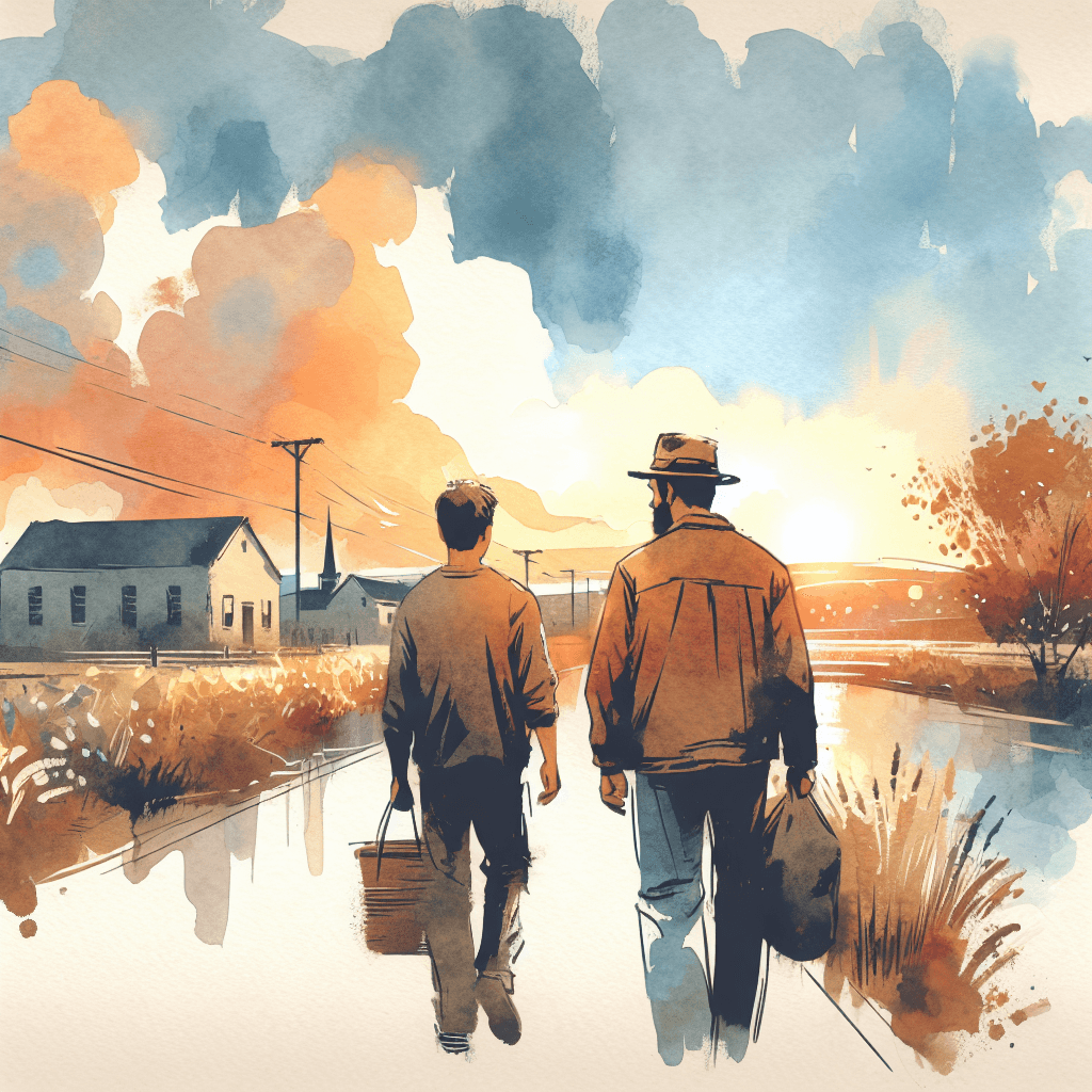 AI-generated illustration for "The Power of Gentleness - Contemporary Example" — created by ChurchWiseAI using DALL-E