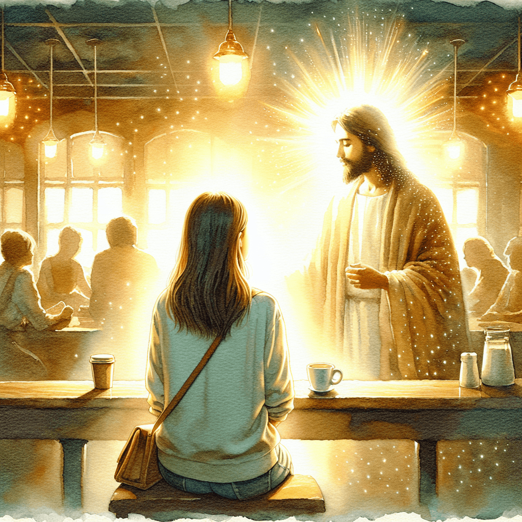 AI-generated illustration for "The Power of Grace - Story" — created by ChurchWiseAI using DALL-E